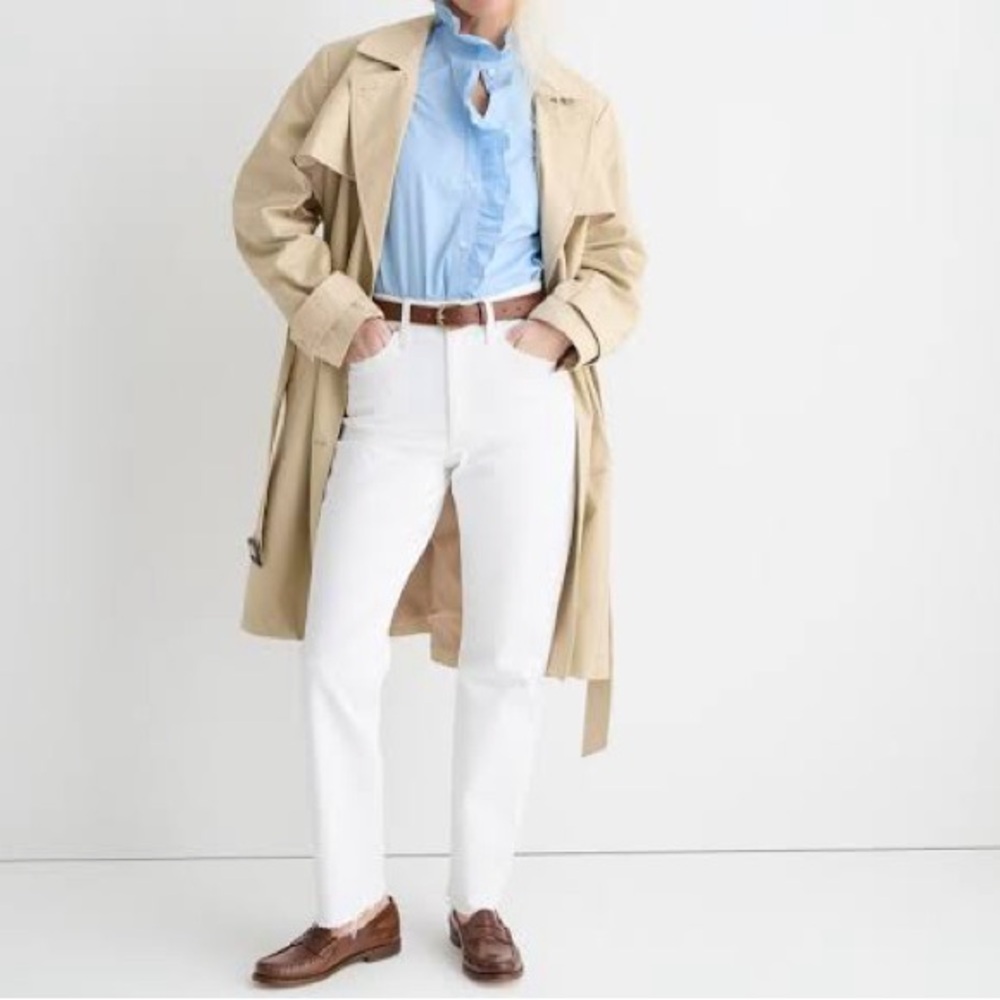 J. Crew Slim Boyfriend Jeans : White : Sz 27
